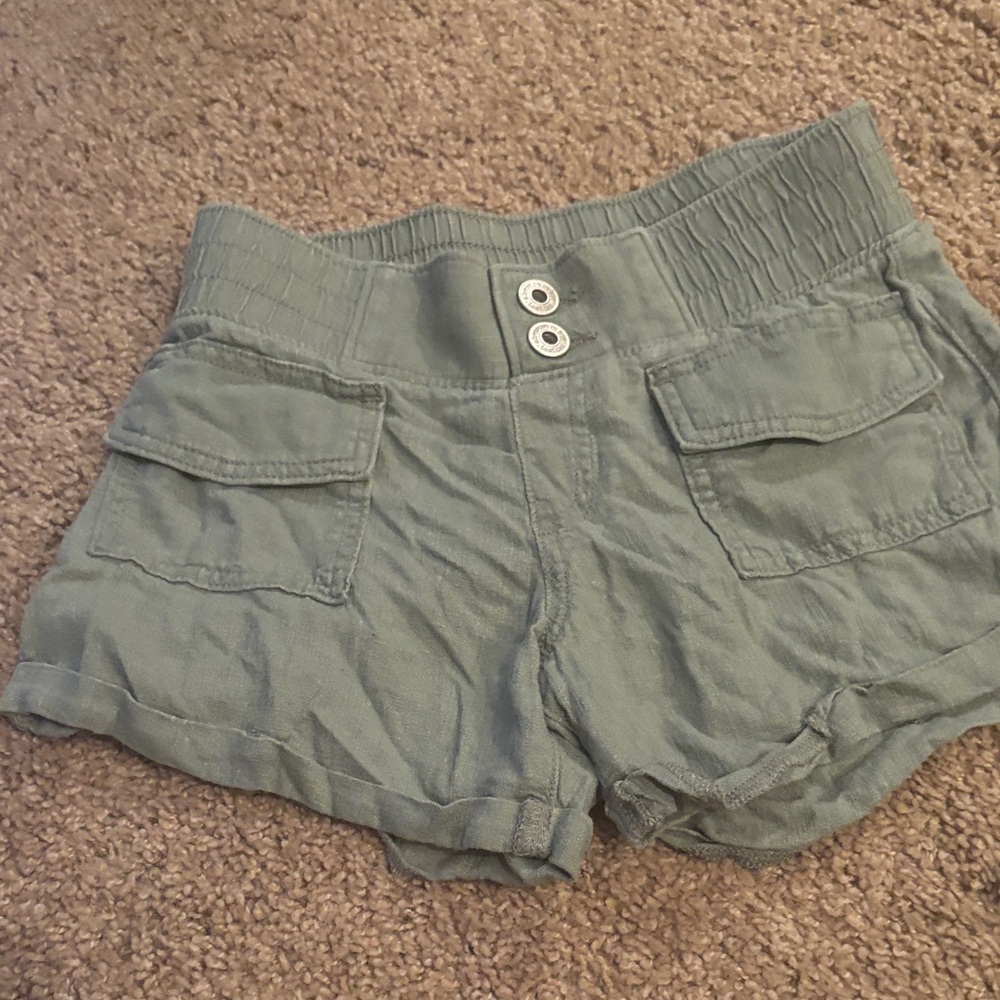 Abercrombie Kids Olive Green Shorts